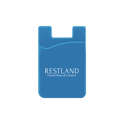 Silicone Wallet Case MOQ 50 PCS Blue