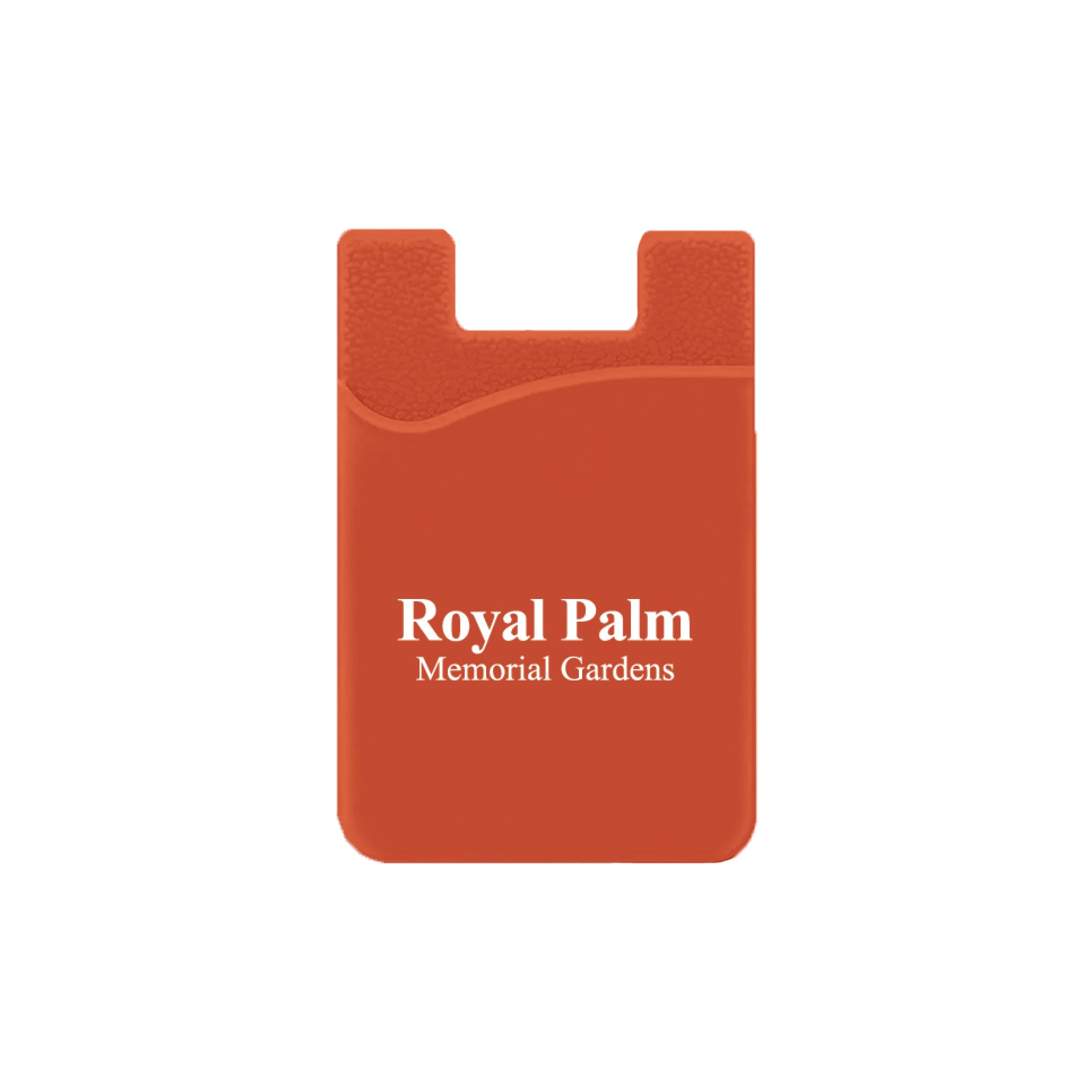 Silicone Wallet Case MOQ 50 PCS Orange