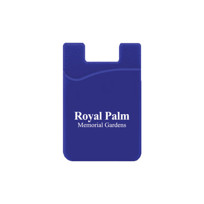 Silicone Wallet Case MOQ 50 PCS Royal Blue