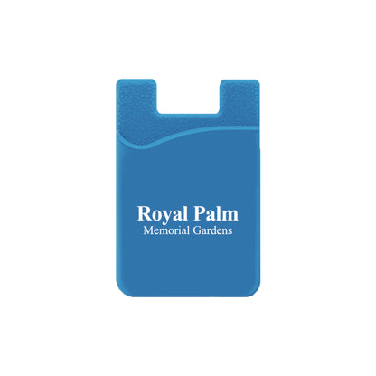 Silicone Wallet Case MOQ 50 PCS Blue