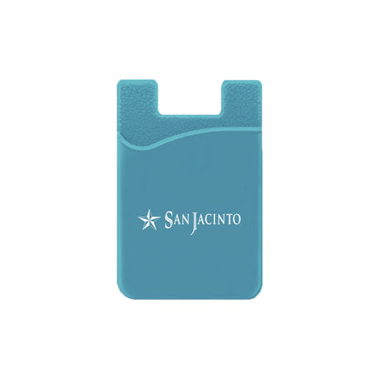Silicone Wallet Case MOQ 50 PCS Light Blue