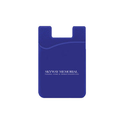 Silicone Wallet Case MOQ 50 PCS Royal Blue