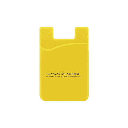 Silicone Wallet Case MOQ 50 PCS Yellow