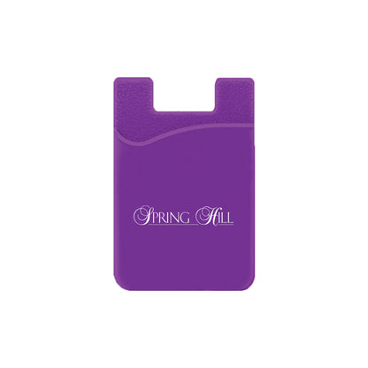 Silicone Wallet Case MOQ 50 PCS Purple