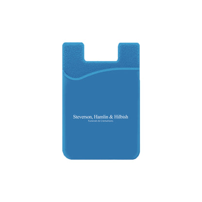 Silicone Wallet Case MOQ 50 PCS Blue