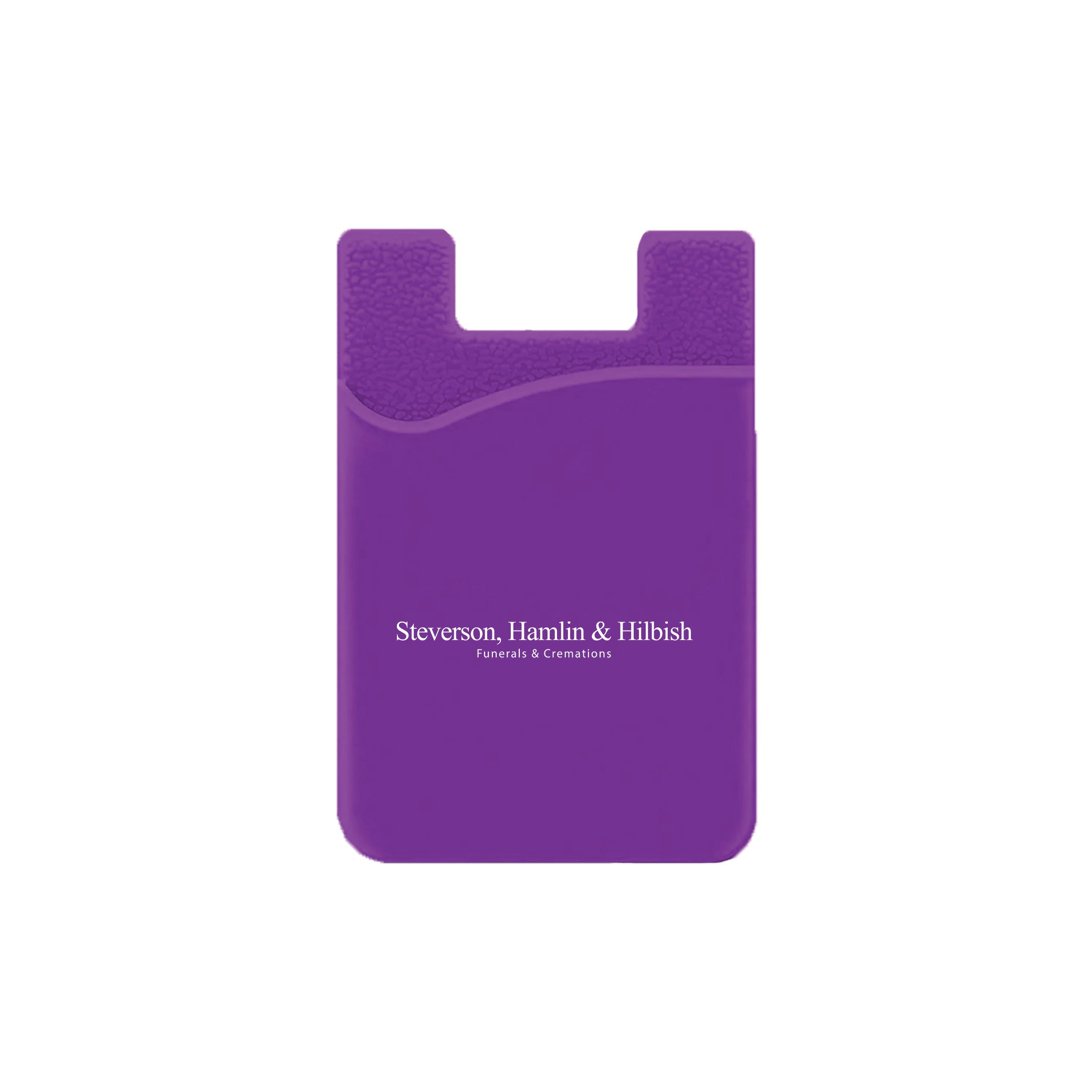 Silicone Wallet Case MOQ 50 PCS Purple