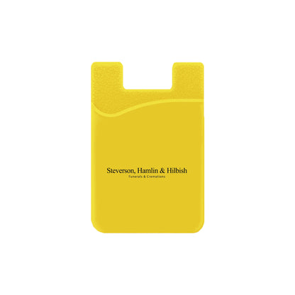 Silicone Wallet Case MOQ 50 PCS Yellow
