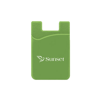 Silicone Wallet Case MOQ 50 PCS Green