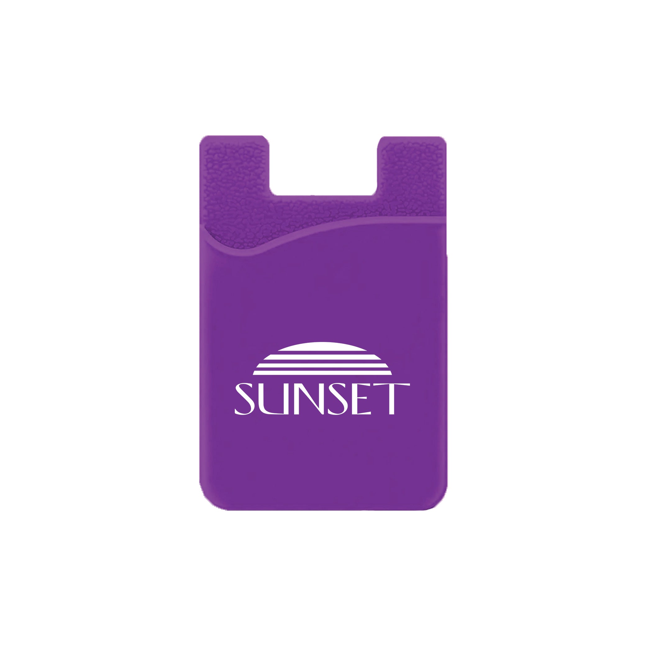Silicone Wallet Case MOQ 50 PCS Purple