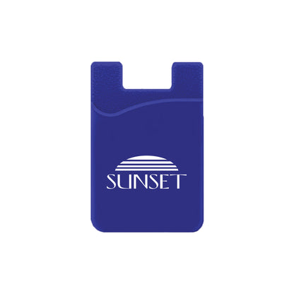 Silicone Wallet Case MOQ 50 PCS Royal Blue