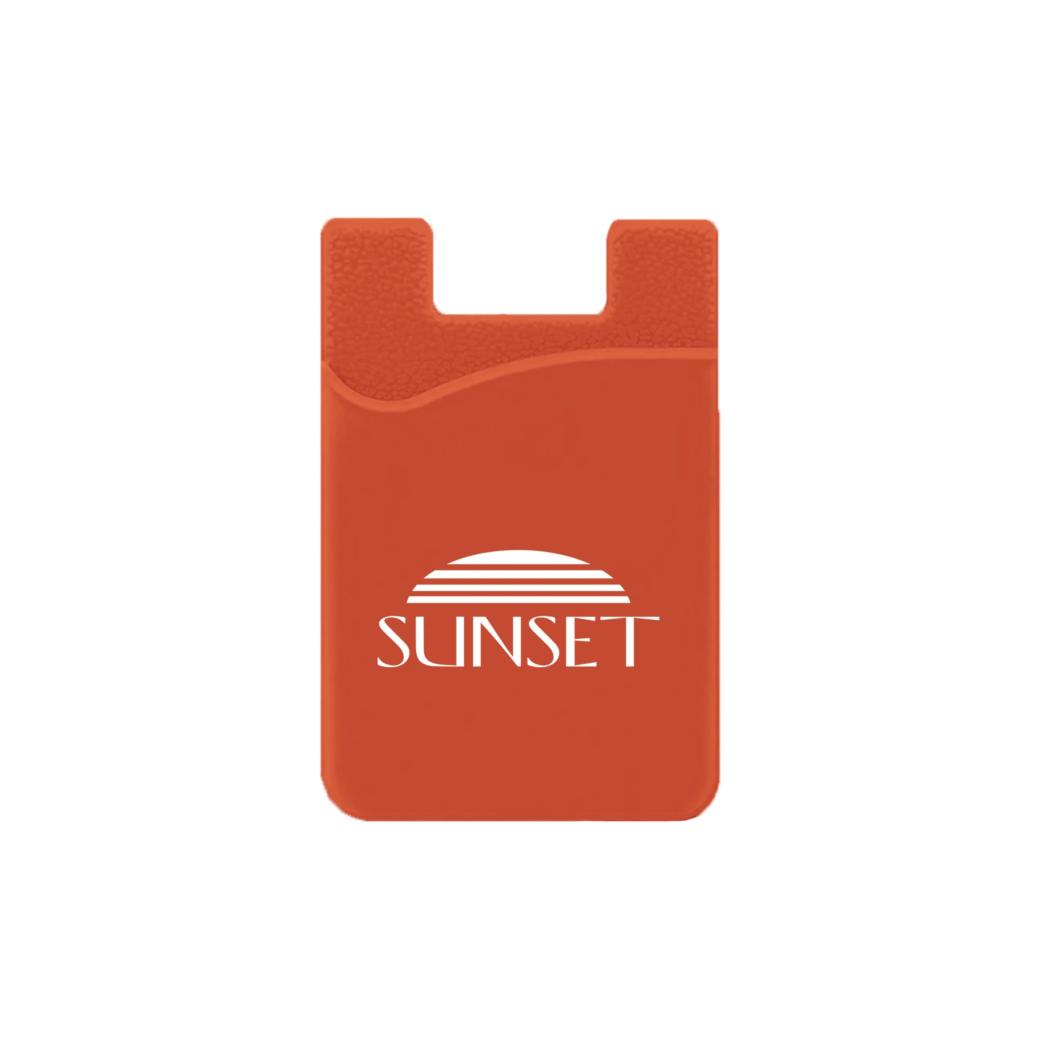 Silicone Wallet Case MOQ 50 PCS Orange