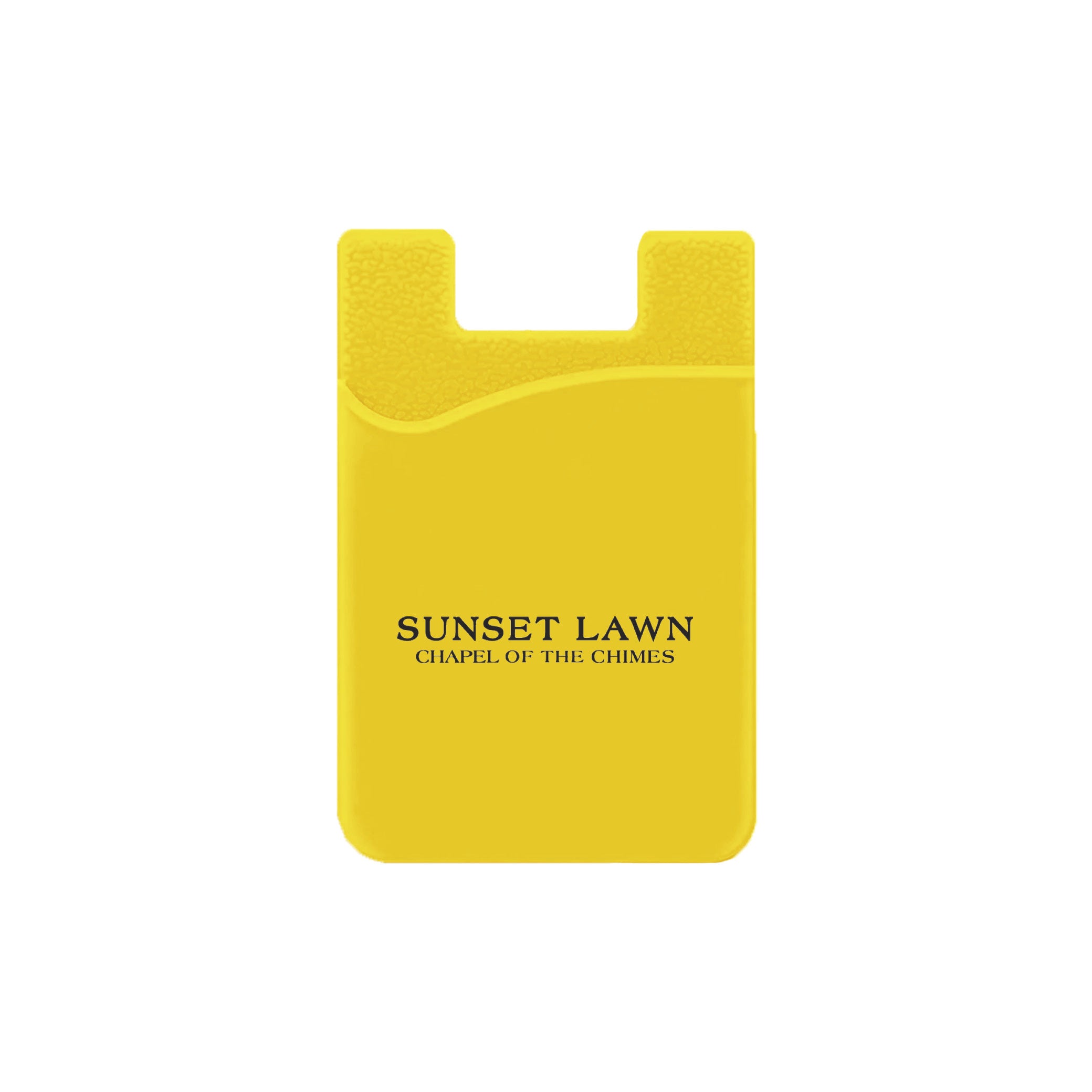 Silicone Wallet Case MOQ 50 PCS Yellow